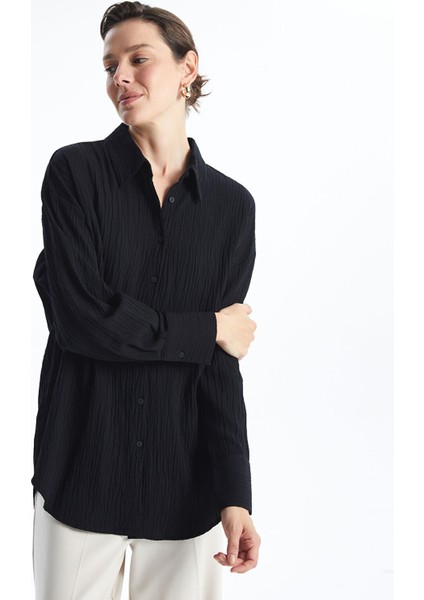 Yeni Sezon Dokulu Kadın Gömlek Tunik