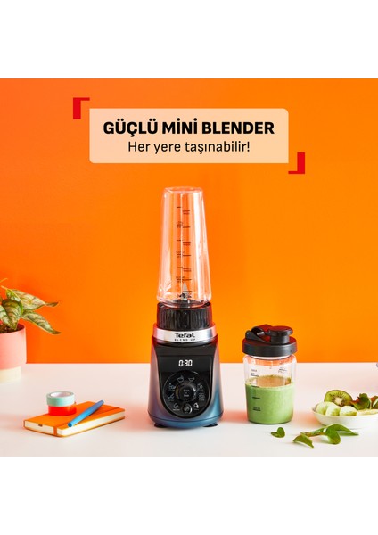 Blend Up 0,85 Litre 8 Programlı Güçlü 1000 Watt Mini Smoothie Blender - Mavi fırsatları