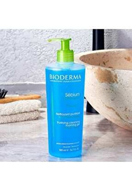 Sebium Temizleme Jeli Karma ve Yağlı Ciltler İçin Derinlemesine Temizlik 500 ml fırsatları
