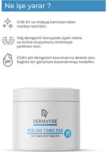 Peeling Tonik Pad Cilt Temizleyici 40 Adet Tüm Cilt Tipleri İçin Işıltılı Etki modelleri