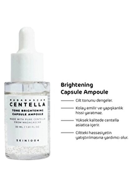 Günlük Bakım Kapsül Ampul Centella Asiatica ile Arındırıcı Etki 30 ml Karma Ciltler İçin fiyatları