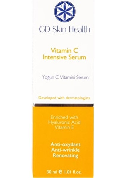 Yoğun C Vitamini Serum Cilt Tonunu Eşitleyici 30 ml Hiyaluronik Asitli fırsatları