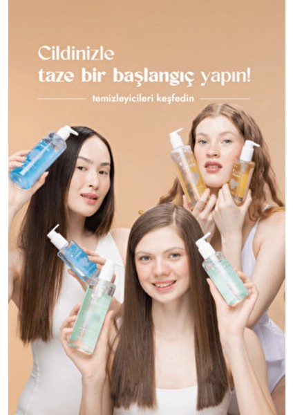 Yüz ve Vücut Temizleme Yağı Tüm Cilt Tipleri İçin Arındırıcı Etki 400 ml Niacinamide