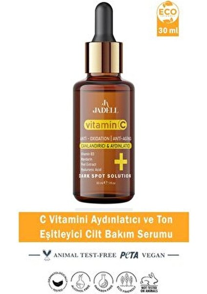 Vitamin C Serum Aydınlatıcı ve Canlandırıcı Etki 30 ml Cilt İçin Özel Formül indirimleri