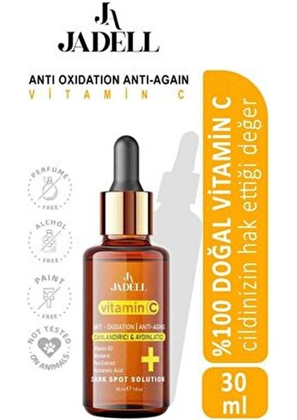 Vitamin C Serum Aydınlatıcı ve Canlandırıcı Etki 30 ml Cilt İçin Özel Formül
