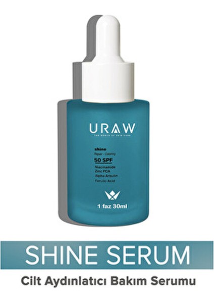 Shine Serum Aydınlatıcı ve Canlandırıcı Cilt Bakım Serumu 30 ml Tüm Cilt Tipleri İçin indirimleri