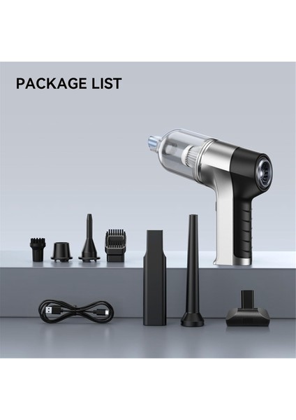 Mini Elle Taşıma Süpürge Araç El Tipi Kablosuz 3in1 Basınçlı Hava Çok Fonksiyonlu Fırçasız Motor 12KPA Yüksek Güç (Yurt Dışından) fırsatları