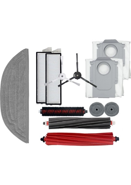 Roborock G20&#39;LER Için 12 Pcs Ultra Dayanıklı Aksesuarlar S8 Maxv Ultra Sweeper Aksesuarları (Yurt Dışından) indirimleri