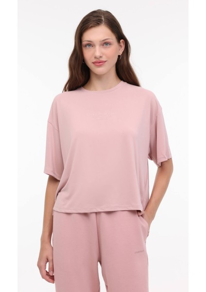 WL PALMA 11MS400 4PR Pembe Kadın Kısa Kol T-Shirt