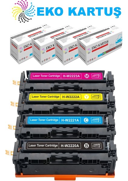 Hp W2220A (222A) Muadil Toner 3201/3288/3204/3303/ 3203/3208/3388 Çipli