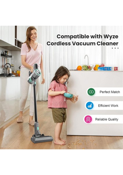 Wyze Kablosuz Vakum Süpürge, Çıkarılabilir ve Yıkanabilir Filtre Aksesuarları Için 4 Pc Yedek Filtreleri Set (Yurt Dışından) fiyatları