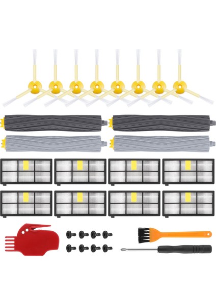 Irobot Roomba Için Yedek Parçalar 800 900 Serisi 960 980 890 805 880 Roomba Aksesuarları, Filtreler, Fırçalar Değiştirme (Yurt Dışından)