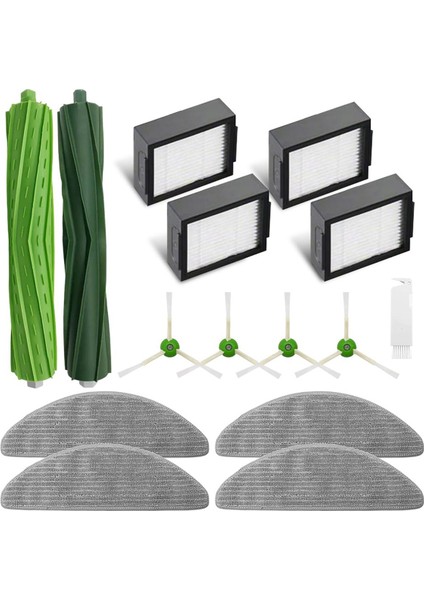 Irobot Roomba Combo I5, I5+, J5, J5+ Robot Vakum- 4 Paspas Pedleri Için Vakum Aksesuarları Kiti (Yurt Dışından)