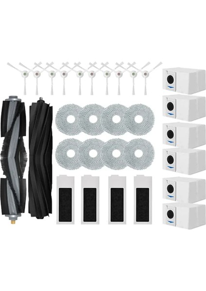 Ecovacs Deebot T20 Omnı T20E T20 Pro Robot Vakum Süpürge Ana Yan Fırça Posta Filtre Toz Torbaları Yedek Parçalar (Yurt Dışından)