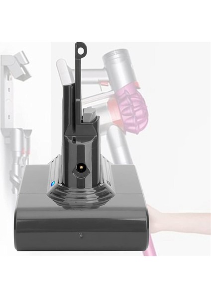 21.6V V7 Pil Adaptörü+Ön/arka Filtreler Dyson V7 Fluffy V7 Hayvan V7 Pro Vakum Süper (Yurt Dışından) modelleri