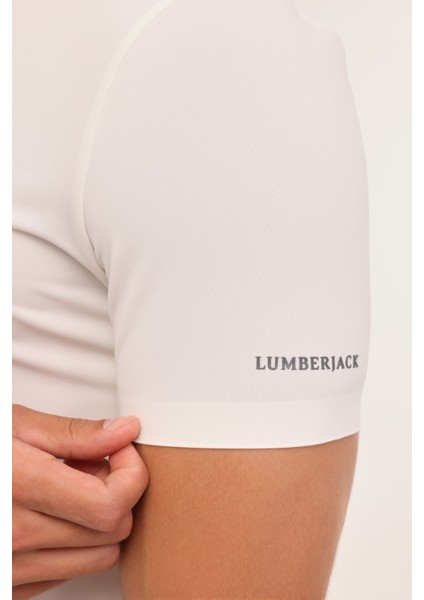 ml Hest 12C-QA1001 4fx Ekru Erkek Kısa Kol T-Shirt