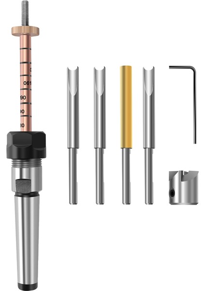 Kalem Kiti Kalem Mili ve Kalem Tutucu Kesme Seti Ahşap Dönme Mandrel Pen Ahşap Torna Aksesuarları Yapmak Için (Yurt Dışından)