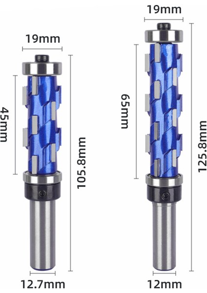 12 7mm -Shank Freze Kesici Ucu Katı Spiral Çift Ayı Yönlendirici Biti Ahşap Sondajı Için 12 7X19X65MM (Yurt Dışından) indirimleri