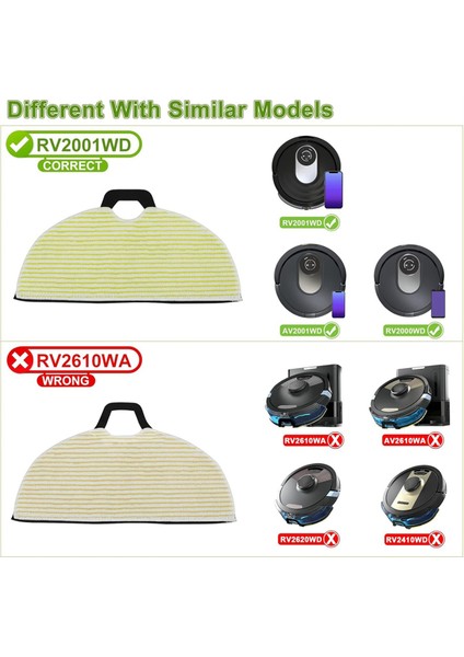 Köpekbalığı RV2002WXUS RV2002WD RV2001DRUS RV2001WD AV2001WD Robot Vakum Süpürge Mop Fırça Filtre Kiti (Yurt Dışından) fırsatları