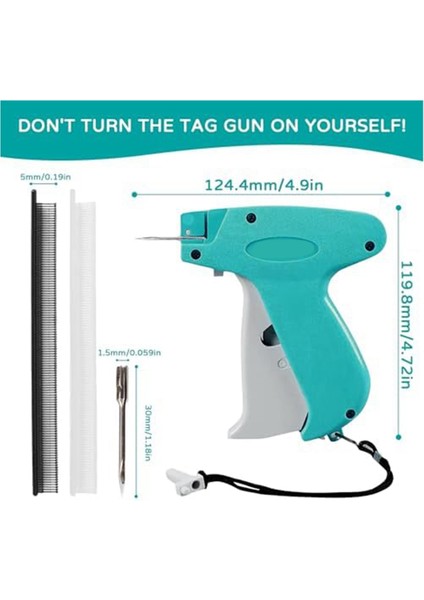 Etiket Tabancası Seti, Ince Stitchtool 0.19 Inç/5mm, 1500 Siyah ve 1500 Beyaz Bağlantı Elemanı ile Bir Yedek Iğne (Yurt Dışından) modelleri