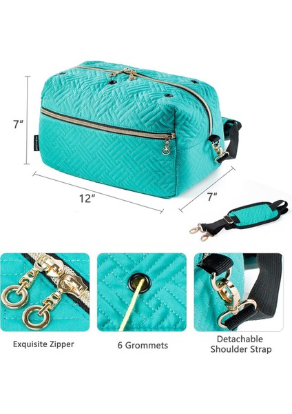 Tığ Işi Çanta Organizatörü Örgü Çantası Iplik Depolama Organizatörü - Tığ Işi Için Iplik Çantası - Tığ Işi Mavisi Için Iplik Tutucu (Yurt Dışından) modelleri