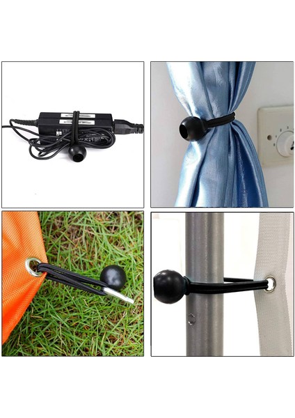 30 Pcs Bungee Kablosu Topları Elastik Bağlar Bungee, Çadırlar, Çadırlar, Bayrak Direkleri, Muşamba Için Bağları Değiştirir (Yurt Dışından) fırsatları