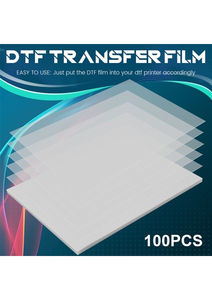 Dtf Transfer Filmi 100 Sheets-A4 Pet T-Shirt Üzerinde Dıy Doğrudan Için Pet Isı Transfer Kağıdı. (Yurt Dışından) fırsatları
