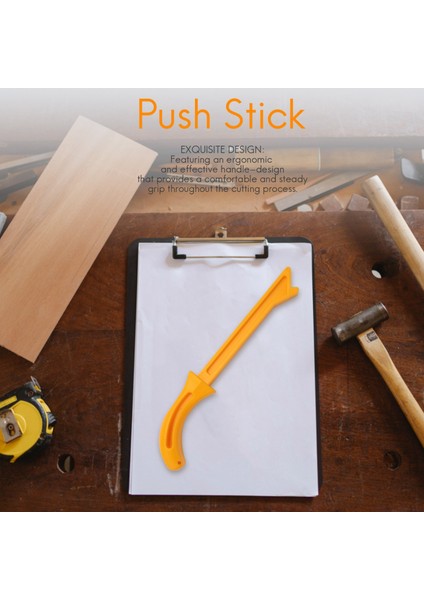 Sarı Plastik Ahşap Işleme Pratik Push Blok El Soyun Testere Ahşap Işçiler Için Plastik Itme Çubukları Seti ve Masa Testereleri, Yönlendirici Tablolarında Kullanım (Yurt Dışından) fiyatları