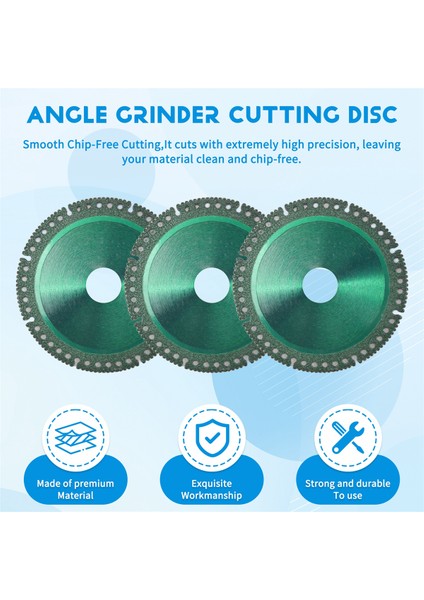 Açılamaz Disk Öğütücü, Açılamaz Kesme Diski Açılı Öğütücü Için (3 Adet) (Yurt Dışından) fırsatları