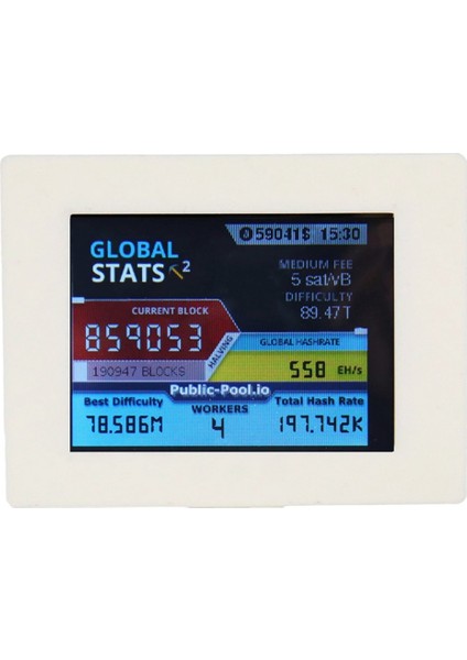 Nerdminer V2 Madenci 2.8 Inç LCD Ekran 56KH/S Hash Hızı Bitcoin Solo Miner Miner Btc Piyango Madenci (Yurt Dışından) fiyatları