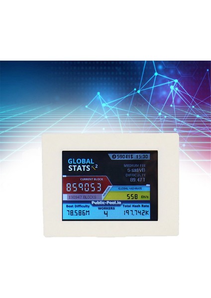 Nerdminer V2 Madenci 2.8 Inç LCD Ekran 56KH/S Hash Hızı Bitcoin Solo Miner Miner Btc Piyango Madenci (Yurt Dışından) modelleri