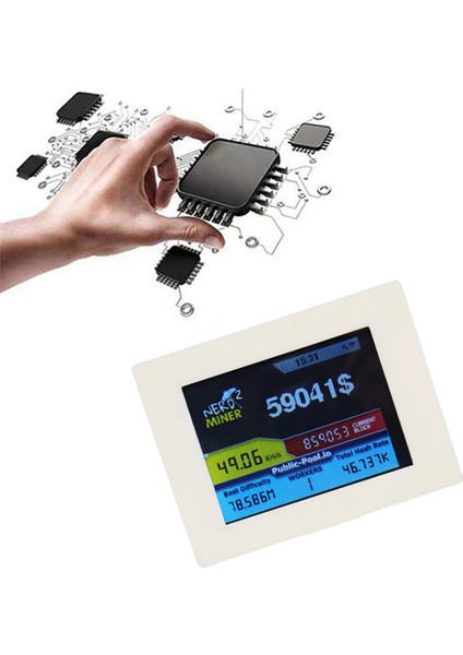 Nerdminer V2 Madenci 2.8 Inç LCD Ekran 56KH/S Hash Hızı Bitcoin Solo Miner Miner Btc Piyango Madenci (Yurt Dışından) fırsatları