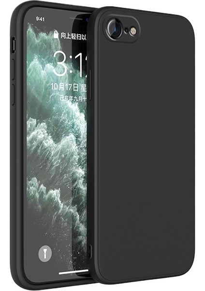 Apple Cep Telefonu Kılıfı iPhone 14 Plus Koruyucu Kapak Klasik Düz Kenarlı Sihirli Küp Sıvı Silikon Için Uygundur (Yurt Dışından)