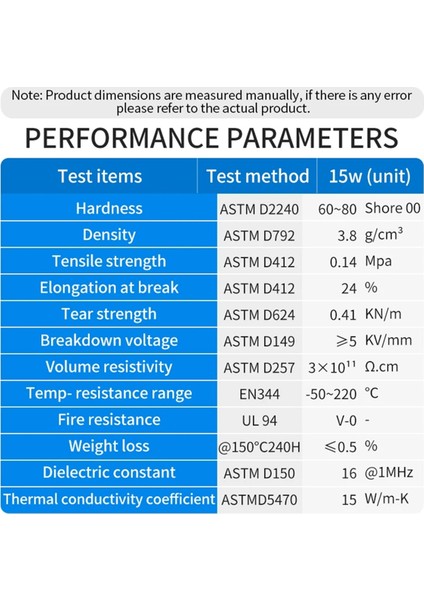 Gpu Cpu Iletken Silikon Pad 100X100MM 2.0mm Kalınlık 15W/MK Soğutma Soğutma Soğutma Termal Ped (Yurt Dışından) modelleri