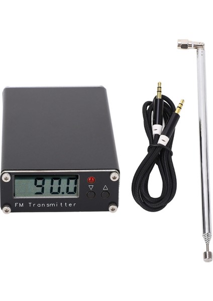Fm Yayın Verici Uzun Menzilli 76-108MHZ Fm Yayın Verici Müzik Programları Için Anten ile Kısa Dalga (Yurt Dışından)