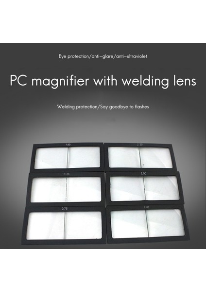 3 Diyopter Kaynak Kask Maskesi Cam Büyütme Cam Lens Göz Koruma Kaynağı Camları (Yurt Dışından) indirimleri