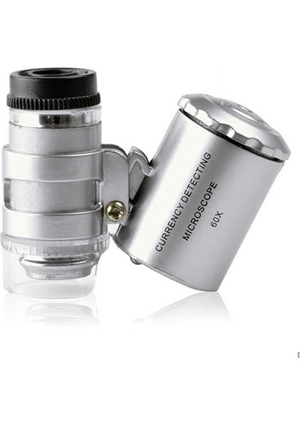 Taşınabilir Mini Cep 60X Mikroskop Elde Taşınma Cam Loupe Uv Işık Para Birimi Dedektörü Kuyumcu Büyüteç (Yurt Dışından) fırsatları