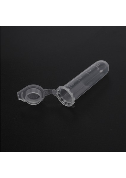 500 Adet 2ml Mikro Santrifüj Tüpü Test Tüpü Şişesi Şeffaf Plastik (Yurt Dışından)