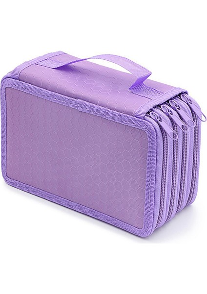 Kalem Kutusu Kapasitesi 72 Delik 4 Katmanlı Düz Renkli Kalem Kutusu (Yurt Dışından)