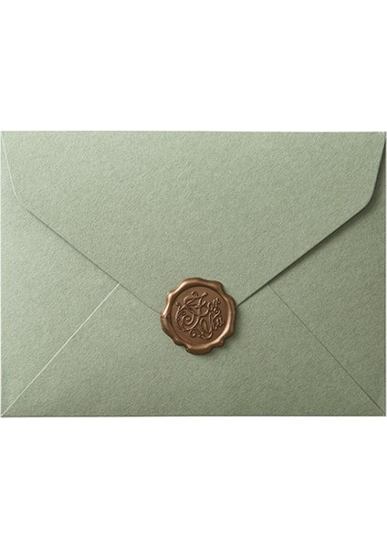 20 Adet Modern Sadelik Ateş Boyası Baskılı Zarf 16X12CM,A (Yurt Dışından)