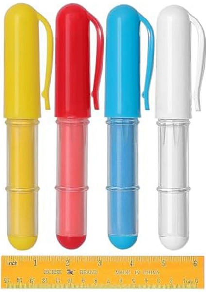 Dikiş, Yorgancılık, El Sanatları Için Kumaş Tebeşir Kalemleri (1 Cetvel ile 4 Adet) (Yurt Dışından)