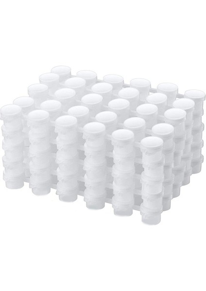 Boş Boya Kutuları Şeffaf Saklama Boya Kapları Mini Boyama Bardak Kavanozu (Yurt Dışından)