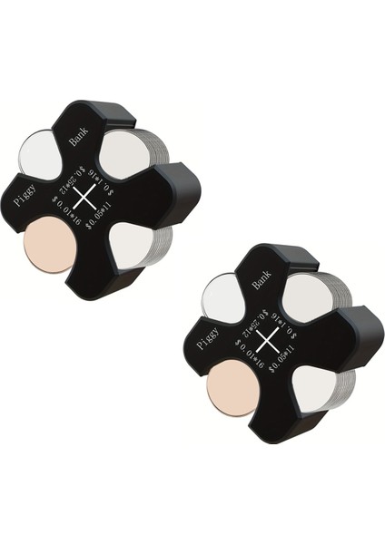 Araba Para Değiştirme Düzenleyicisi Için 2 Adet Para Tutucu, 55 Para Saklama (Yurt Dışından)