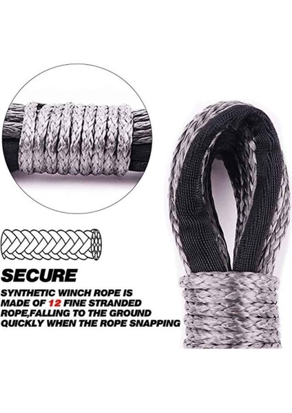 6MMX15M Sentetik Elyaf Halat Vinç Halatı (Yurt Dışından) modelleri