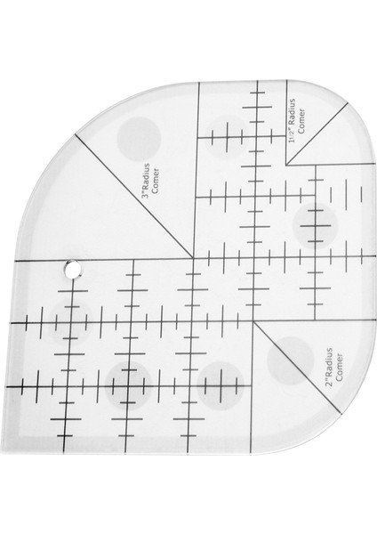 Yaratıcı Kavisli Köşe Kesici Yorgan Cetvel, Dikiş Patchwork Cetvel Dikiş Şablonu Patchwork Aracı, Diy Dikiş Malzemeleri (Yurt Dışından) fiyatları