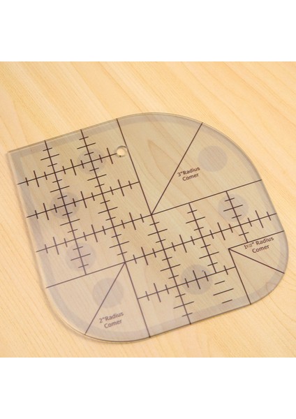 Yaratıcı Kavisli Köşe Kesici Yorgan Cetvel, Dikiş Patchwork Cetvel Dikiş Şablonu Patchwork Aracı, Diy Dikiş Malzemeleri (Yurt Dışından) fırsatları