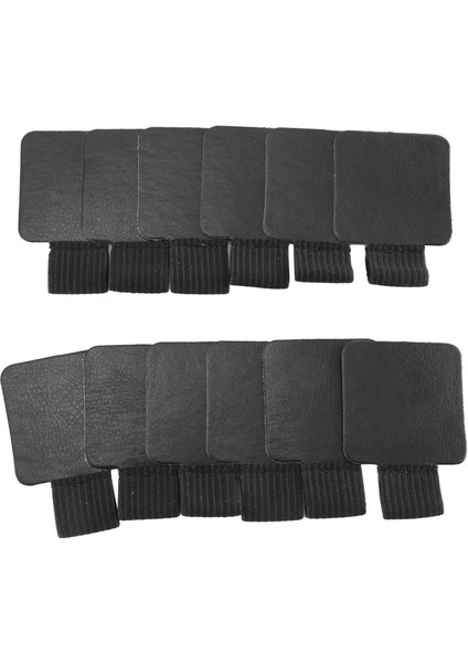 12 Adet Siyah Kendinden Yapışkanlı Kalemlik Bant Döngülü Yapay (Yurt Dışından)