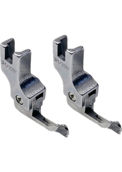 2pcs Dar Kılavuz Baskı Ayağı Endüstriyel Lockstitch Dikiş Makinesi Ayakları Fermuar Evrensel Basın Ayakları, CR1/32NS (0.1) (Yurt Dışından)