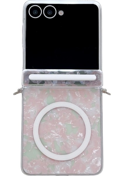 Shl Texture Magsafe Kılıf Samsung Galaxy Flip 7 5g Için (Yurt Dışından)