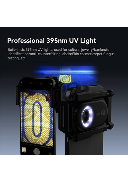 Cep Telefonu Mikroskop Lensi Cpl LED 3&#39;te 1 Makro Büyüteç Kitleri Telefon Lens 100X Için Biyolojik Mikroskop (Yurt Dışından) indirimleri